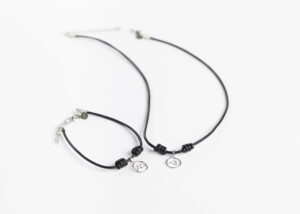 Wave Necklace Bracelet Set